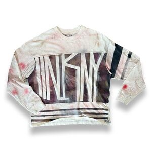 FHNY One of one, hand painted Graphic Long Sleeve Shirt